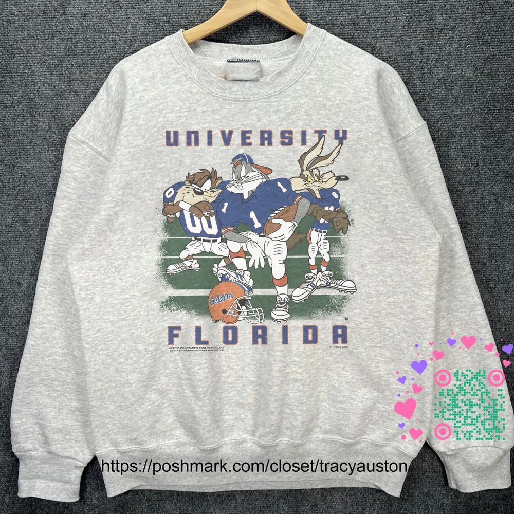 Vintage University of Florida Gators Looney Tunes Football Sweatshirt